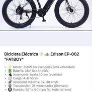 Bicicleta eléctrica Edison - Img 55800085