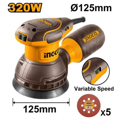 Pulverizador Fumigador 1.5LT 19usd ROUTER INDUSTRIAL INGCO 1600W 125 USD🔺️  Lijadora Rotorbital 320W 65usd🔺️ - 3/3