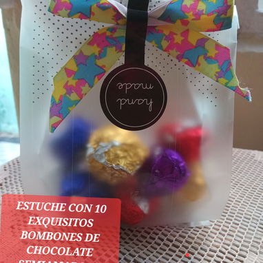 CHOCOLATEANDO. Bombones artesanales de chocolate semiamargo - Img 122732778