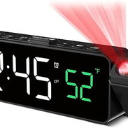 Reloj de mesa con Proyector Netzu - con la comodidad de proyectar la hora en la pared o techo - Img 55929273