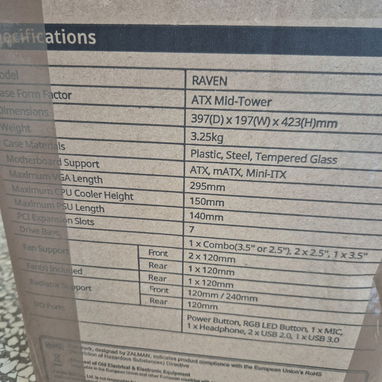 Chasis nuevo en caja. Zalman Raven ATX mid Tower - 3/5