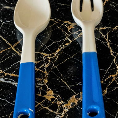 👩‍🍳 Juego de Cubiertos de Porcelana para Servir Ensalada - Tel: 5358 0956 - Vedado - 2/3