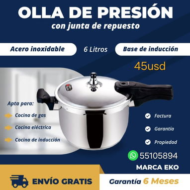 💯 Ollas de Presión Acero Inoxidable 4L y 6L - 2/2