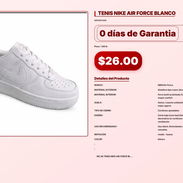 TENIS NIKE AIR FORCE BLANCO . - Img 57104405