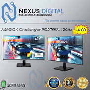 !!💻!! Monitor ASROCK de 27" CL27FFA Serie CHALLENGER, Full HD, 120Hz NUEVO en caja !!💻!! - Img 53336311
