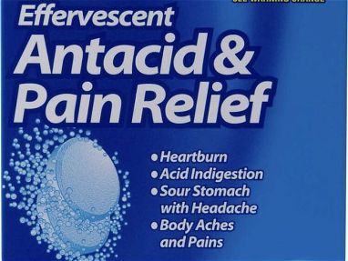Efervescente antiácido & pain relief Alka-Seltzer 9 usd o al cambio la caja de 36 tabletas - Img 67553153