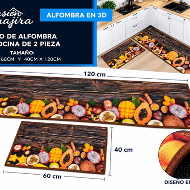 Set de 2 Alfombras para Cocina - 4/10