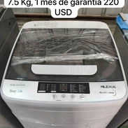 Lavadora automática 7.5 Kg marca Milexus - Img 55095027
