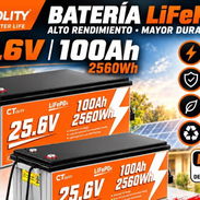 Batería CTolity de 25.6 volt 100 amp en 650 USD 💸.. - Img 57501172