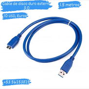 Oferta de Cable 3.0 de disco duro externo 1.5m - Img 43672898