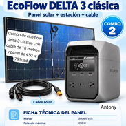 Delta 3 clásica +panel 450w+cable d 10 mtr - Img 58207138