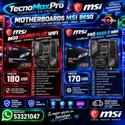 MOTHERBOARDS MSI B650 GAMING PLUS WIFI Y MSI PRO B650-S WIFI 🔥 🎮 ¡POTENCIA PARA TU PC GAMING! 🚀📲53321047 - Img 57778405
