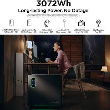 Ecoflow Gendome 3,072Wh - Planta Eléctrica - Estacion de Energía – Todo en uno - Img 125306785