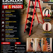 🪜 ESCALERA 🪜 DOMÉSTICA DE 🪜 6 PASOS.. MENSAJERÍA CON FACTURA Y GARANTÍA. 📲 54833699 - Img 56168408