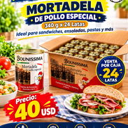 🔹 *Mortadela de Pollo Especial, 340g por Lata* - Img 58177557