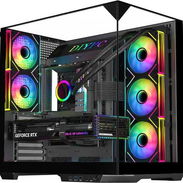 🎮 Chasis DIYPC ARGB-DC800-BK Black 🎮 ATX🔹5xFan🔹4xHDD🔹1xUSB3🔹1xUSB2🔹1xUSB-C🔹Audio in & out🔹360mm Side 📦0km - Img 53446649