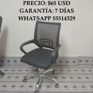 SILLA DE OFICINA NEGRA CON RUEDAS, ENTREGA DE FACTURA, VARIEDAD DE ÚTILES DEL HOGAR, ETC - Img 55320354