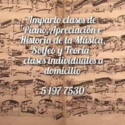 Imparto clases de Piano, Apreciación, Historia de la Música Solfeo y Teoría. Tel.5I977530 - Img 53967693