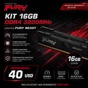 💯 Kingston Fury Beast dicipadas Kit DDR4 16Gb (2x8)💯☎️52528057☎️ - Img 58154578