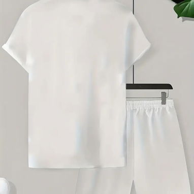 Conjuntos de shorts y pullover blanco de hombre - Img 125463986