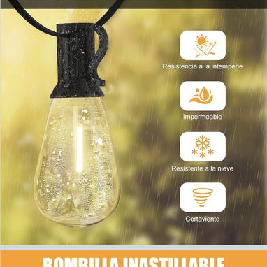 Guirnalda led de10, 15 y 30 metros para exterior. Nuevas en caja - Img 105450491