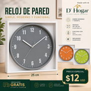 Reloj de pared. Domicilio Incluido - Img 57905493