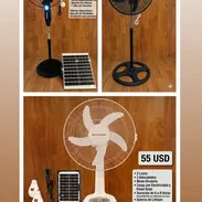 Ventiladores Recargable con panel solar - Img 53773586