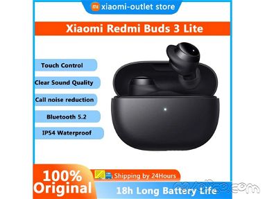 ✳️ Audífonos Bluetooth Xiaomi Redmi Buds 100 % Originales GAMA ALTA 🛍️ Auriculares Bluetooth Inalámbricos NUEVOS - Img main-image-44847613