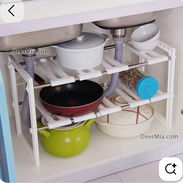 🙌🏻Organizadores ajustables para bajos de fregaderos ✅Ancho: desde 50 a 70 cm (ajustable) - Img 56225720