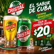 Cerveza Cristal de lata VEDADO - Img 58418775