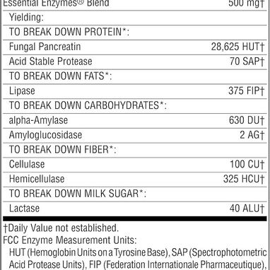 Enzimas Esenciales Diarias 500mg (Source Naturals · 60 cápsulas vegetarianas) - 7/7