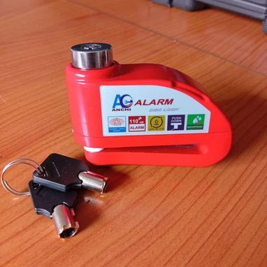 CANDADO PARA DISCO CON ALARMA 8302 . - 8/10