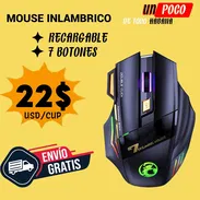 💥 MOUSE INALAMBRICO GAMING 7 BOTONES PRECIO 22$ (𝐄𝐍𝐕𝐈𝐎 𝐆𝐑𝐀𝐓𝐈𝐒 𝐇𝐀𝐁𝐀𝐍𝐀) 𝙶𝚆𝚇𝟽 - Img 53574038