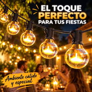 Guirnalda de luces 15 metros para patio - Img 58187102
