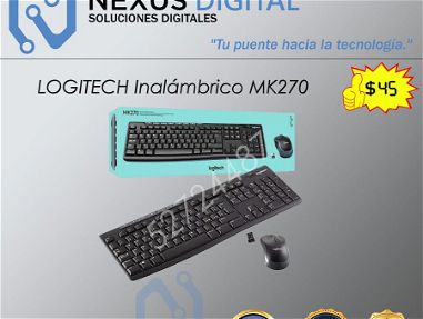 ✅✅52724487 - Combo de teclado y mouse inalambrico LOGITECH MK270, color negro, NUEVO en caja✅✅ - Img main-image-45172638