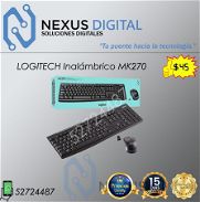 Combo de teclado y mouse inalambrico LOGITECH MK270 color negro, NUEVO en caja - Img 45151514
