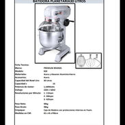 Sobadoras mezcladores industriales de 20 y 30 litros - Img 45548769