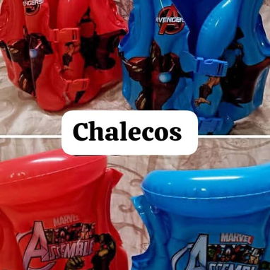 Chalecos salvavidas para niños y niñas de diferentes tallas. - Img 123389333