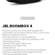 JBL BOOMBOX 4. Sonido potente con AI Sound Boost. - Img 56737448