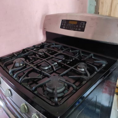 Cocina GE 5 hornillas con horno de acero inoxidable - Img 85427748