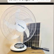 Ventilador Daytron Recargable 16 pulgadas con panel solar - Img 55701169