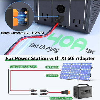 Conector mc4 a xt60i compatible con Ecoflow - Img 122994116