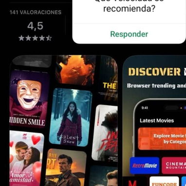 instalación  para ver películas, novelas, series - 4/5