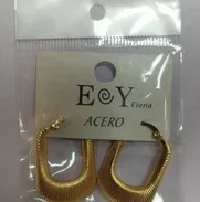 Argollas Maxi Hoops  rectangulares de acero (Modelo A1-14218A10) TDR-PLAYA - Img 50122246