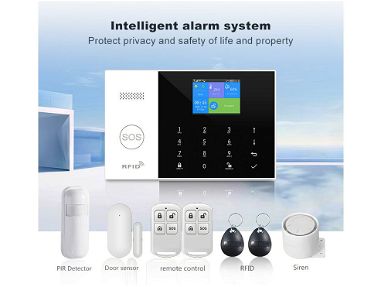 🛍️ Alarma de Seguridad para Casa SUPER CALIDAD ✅ Alarma Antirrobo Inalambrica NUEVA A ESTRENAR Alarma GSM - Img main-image-45582851
