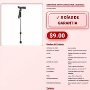 BASTÓN DE APOYO CON ALTURA AJUSTABLE . - Img 57920820