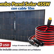COMBO SOLAR Panel solar 455w con cable 10m Domicilio incluido zonas centricas $310 - Img 55867647
