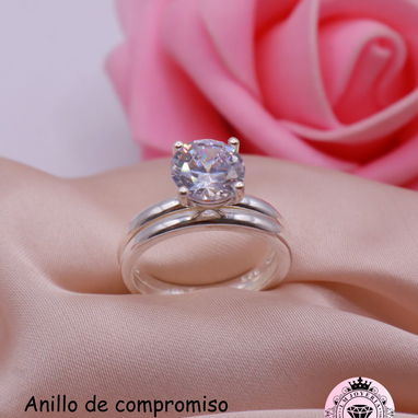 Alianzas de hombres y anillos de compromiso de plata calidad garantizada - Img 122808542