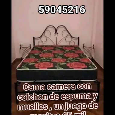 Camas de tubos sin y con colchon  de todas las medidas - Img 122315507