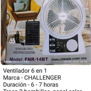 Ventilador recargable 6 en 1 marca Challenger - Img 55473874